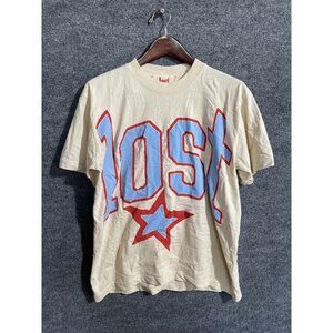 Lost Shirt Mens Small White Machine Gun Kelly Lost Star Graphic Tee Band Music